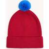 Children's Merino Wool Beanie, Cherry Pop - Hats - 1 - thumbnail