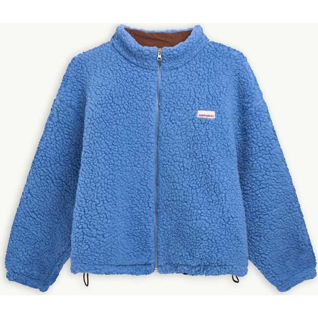 Adults Wool Bomber Jacket, Ice Blue