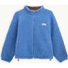 Adults Wool Bomber Jacket, Ice Blue - Jackets - 1 - thumbnail