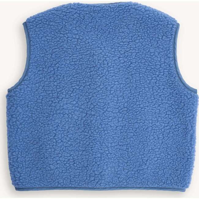 Adults Merino Wool Vest, Ice Blue