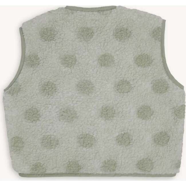 Adults Merino Wool Vest, Polka Dots