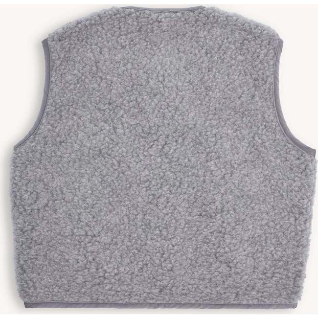 Adults Merino Wool Vest, Stone Grey