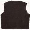 Adults Merino Wool Vest, Chocolate Brown - Vests - 2