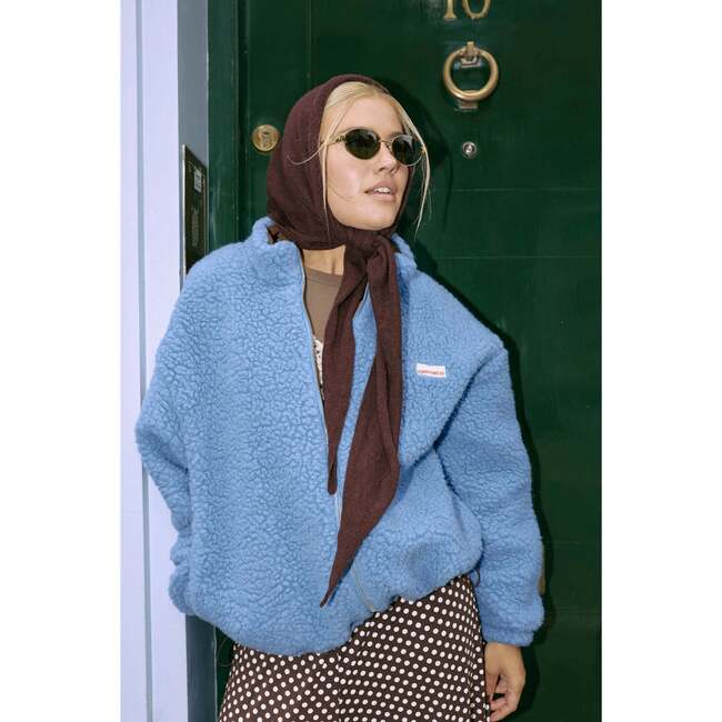 Adult Wool Blend Scarf, Chocolate Brown