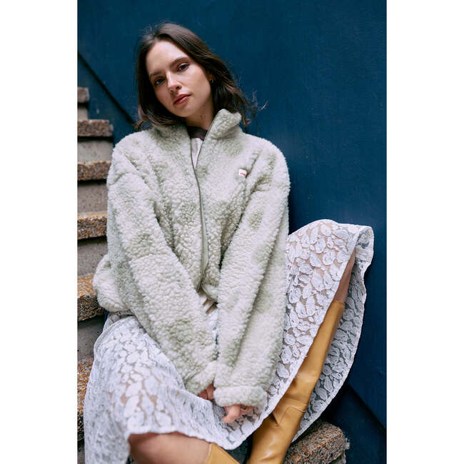 Adult Wool Bomber Jacket, Polka Dots - Jackets - 4