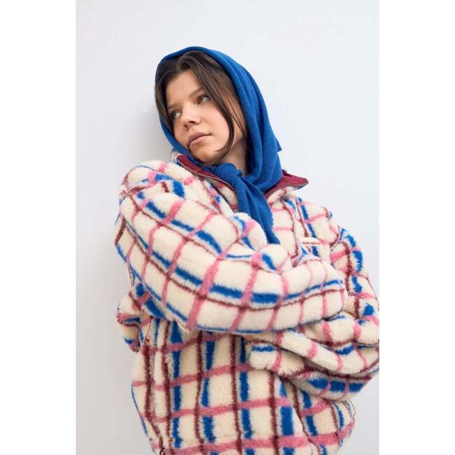 Adult Wool Blend Scarf, Cobalt - Scarves - 5