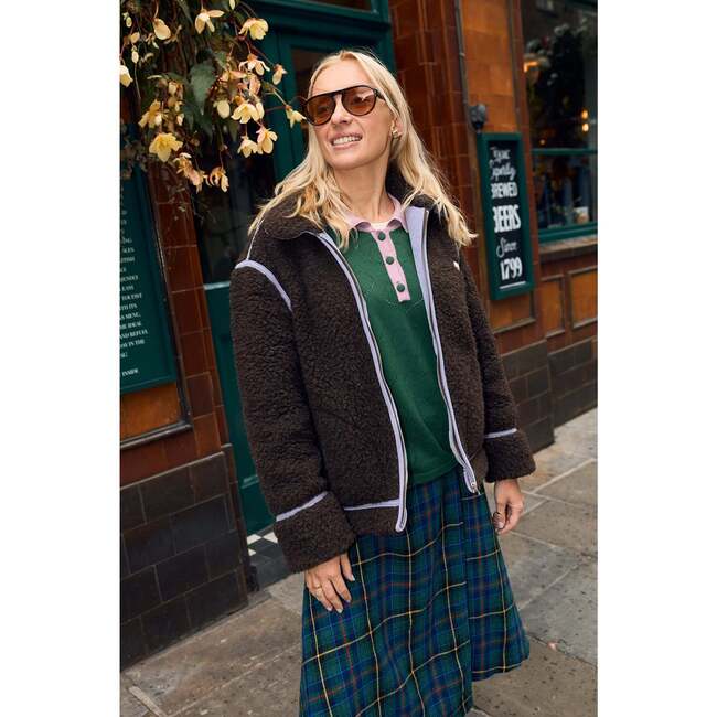 Adult Cotton Sweater, Emerald Hearts - Sweaters - 4