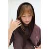Adult Wool Blend Scarf, Chocolate Brown - Scarves - 4 - thumbnail