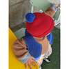 Children's Merino Wool Beanie, Cherry Pop - Hats - 4 - thumbnail