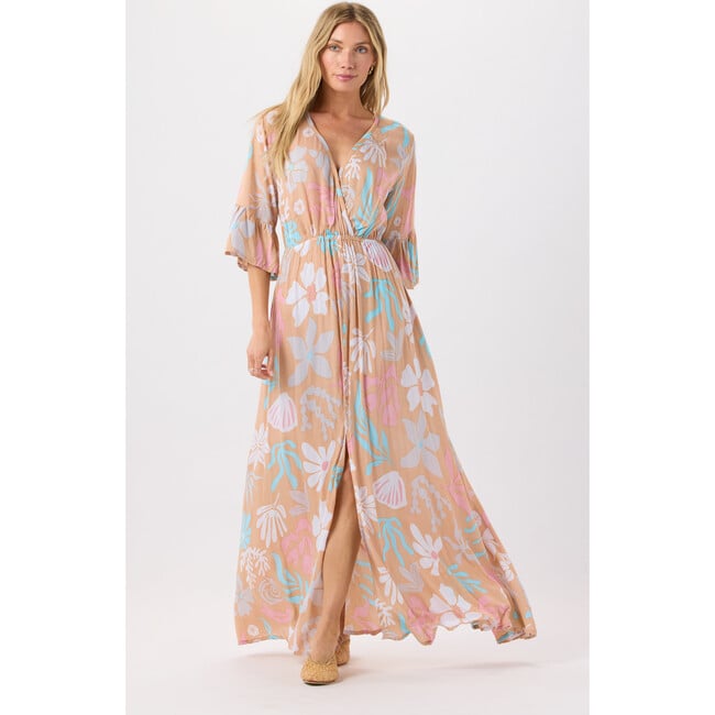 Surry Maxi Dress, Shellscapes Sand