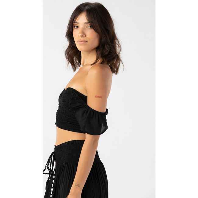 Hollie Crop Top, Black