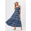 Hilo Maxi Dress, Aloha Shores Navy - Dresses - 1 - thumbnail