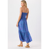 Honey Maxi Dress, Marbled Indigo - Dresses - 2