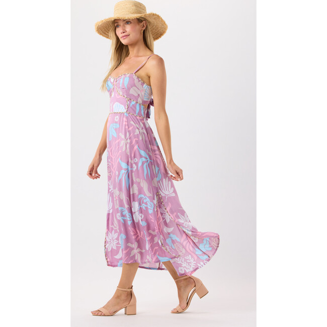 Rio Maxi Dress, Shellscapes Mauve - Dresses - 3