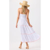 Seaspray Maxi Dress, White - Dresses - 3 - thumbnail