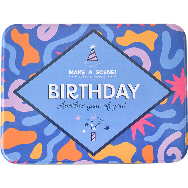Happy Birthday Confetti Popper Set