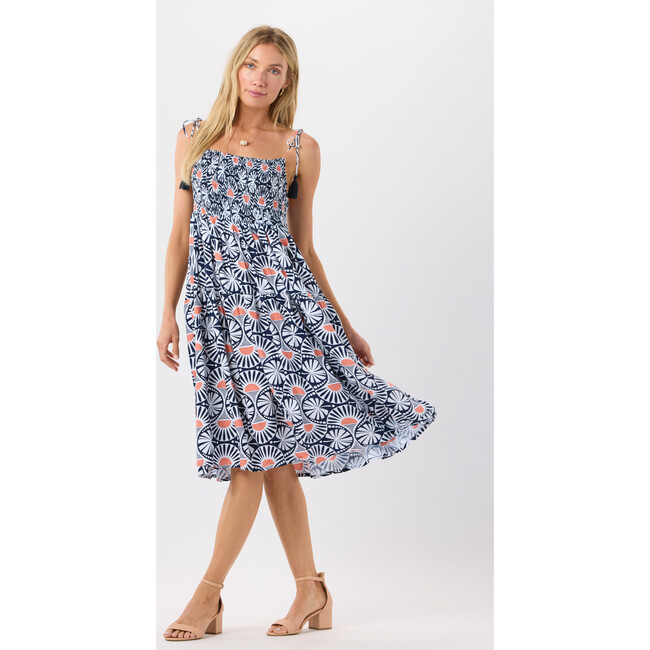 Dreamland Maxi, Sunrise Geo Navy - Dresses - 3