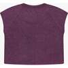 Tenly Hacci Jersey Sleeveless Raglan Tee, Purple - T-Shirts - 2