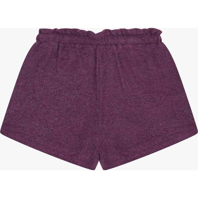 Tenly Hacci Jersey High Waist Drawstring Short, Purple