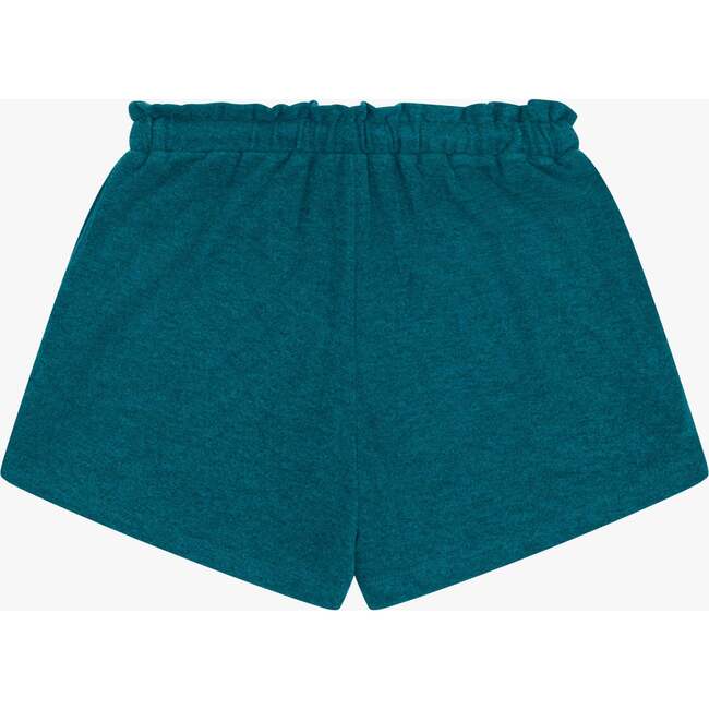 Tenly Hacci Jersey High Waist Drawstring Short, Blue