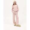 Tenly Hacci Jersey Wide Leg Pocket Pants, Pink - Pants - 2
