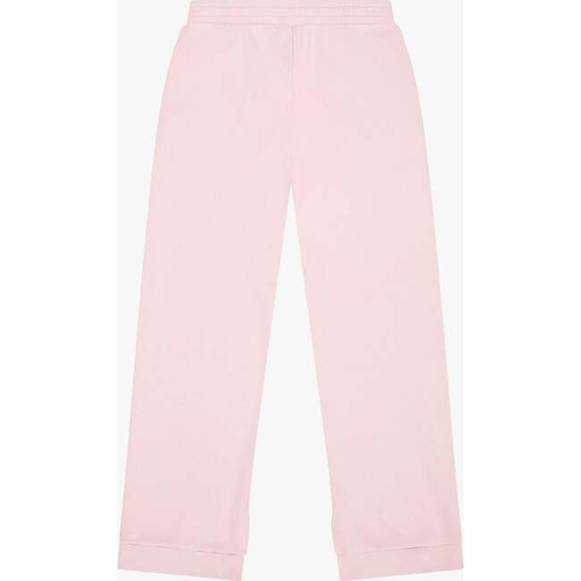 Tenly Cotton Fleece Split Hem Pocket Pant, Pink