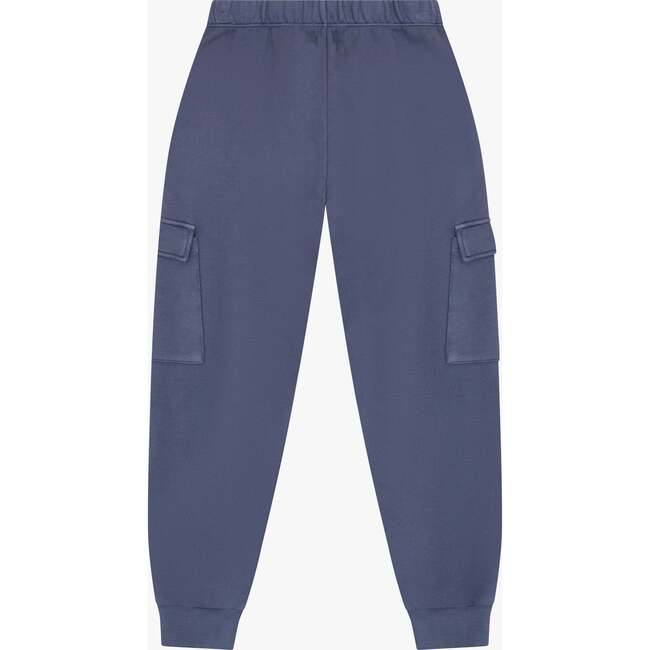 Tenly Cotton Fleece Cargo Jogger Pant, Blue