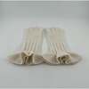 The Ruffle Cashmere Gloves, Cream - Gloves - 2