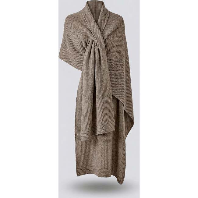 The Cocoon Cashmere Scarf, Heather Oatmeal
