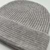 The Cocoon Cashmere Beanie, Heather Grey - Winter Hats - 3 - thumbnail