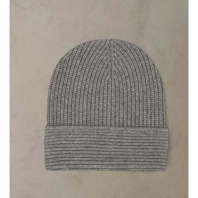 The Cocoon Cashmere Beanie, Heather Grey