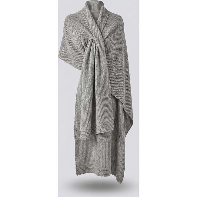 The Cocoon Cashmere Scarf, Heather Grey