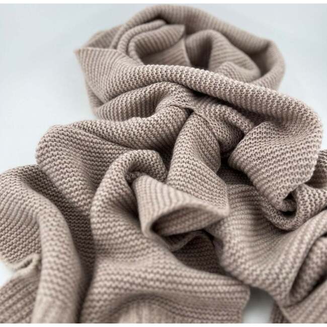 The Cocoon Cashmere Scarf, Heather Oatmeal - Scarves - 3