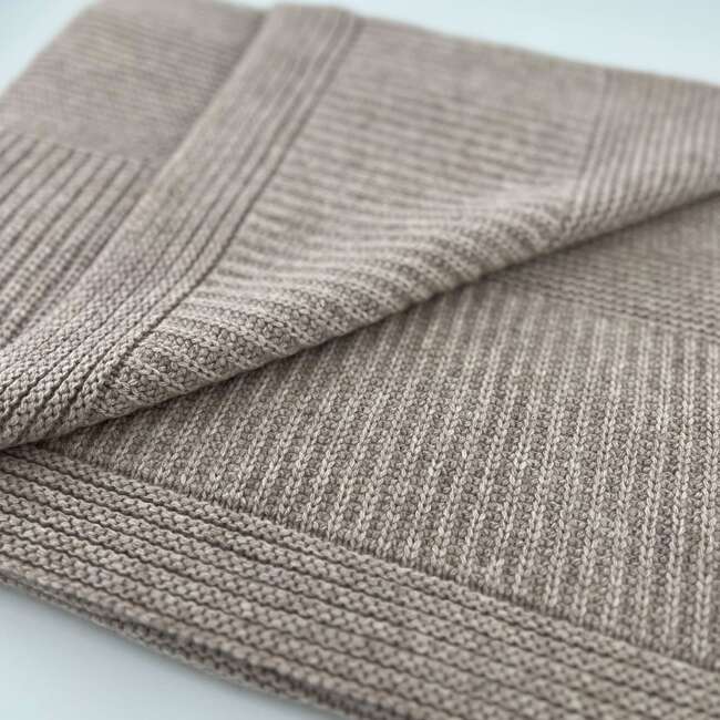 The Cocoon Cashmere Scarf, Heather Oatmeal - Scarves - 4