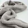 The Cocoon Cashmere Scarf, Heather Grey - Scarves - 3 - thumbnail