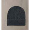 The Cocoon Cashmere Beanie, Heather Slate - Winter Hats - 2 - thumbnail
