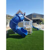 Premium Turbo Tube Slide for 5' Deck Height - Blue - Outdoor Games - 3