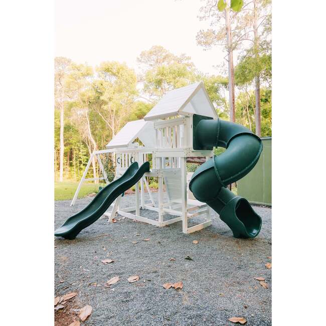 Premium Turbo Tube Slide for 7' Deck Height - Green