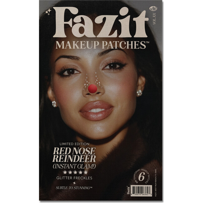 Red Nose Reindeer Makeup Patches