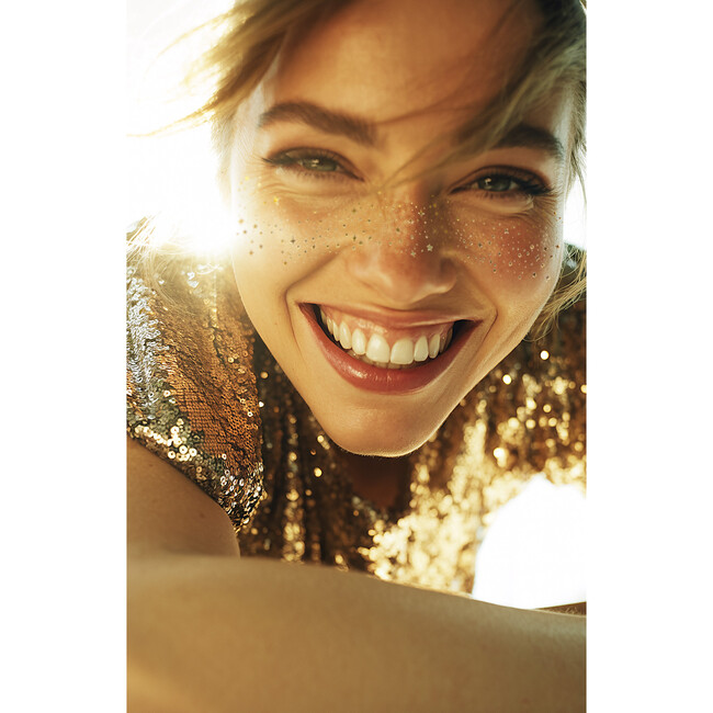 Gold Glitter Makeup Speckles