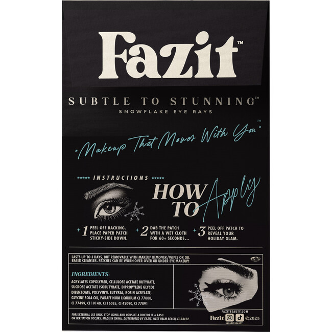 Snowflake Eye Rays Makeup Patches - Makeup Kits & Beauty Sets - 3