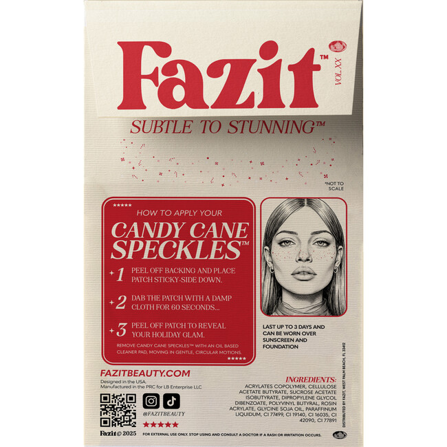 Candy Cane Glitter Makeup Speckles - Makeup Kits & Beauty Sets - 3