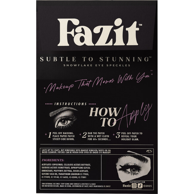 Snowflake Eye Speckles Makeup Patches - Makeup Kits & Beauty Sets - 3