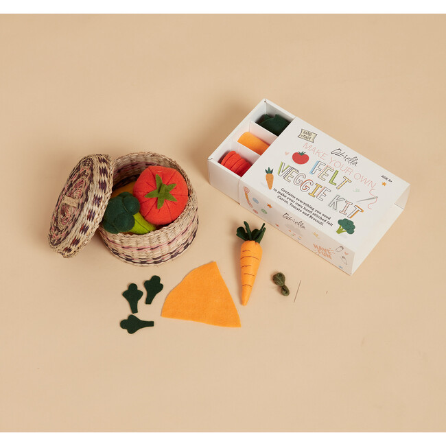 Felt Vegetable Craft Set, Multi - Play Food - 2