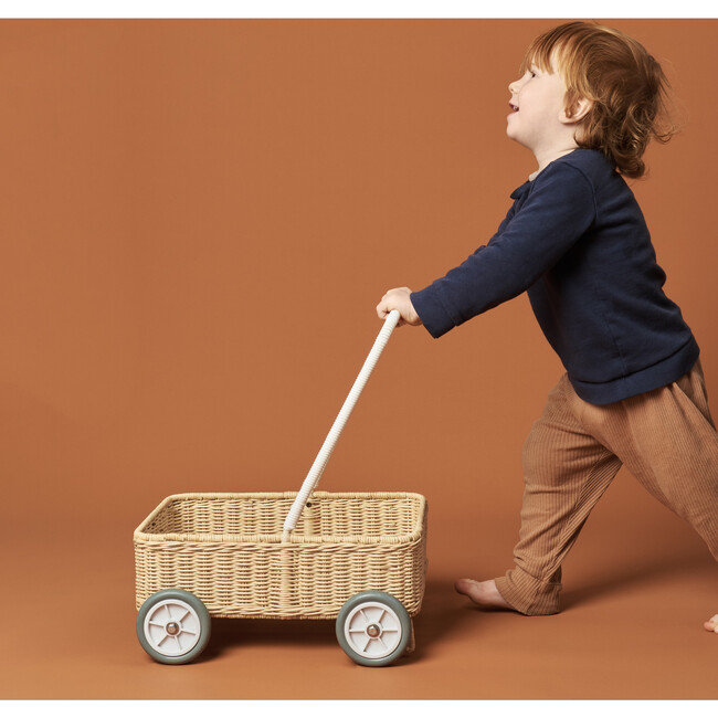 Rattan Wamble Walker, Straw - Push & Pull - 9