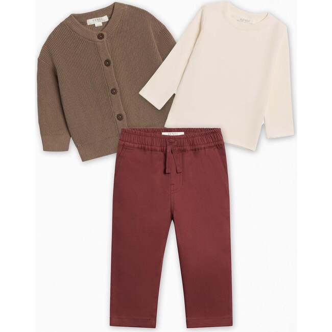 Organic Winter Layers 3 Piece Bundle Cranberry