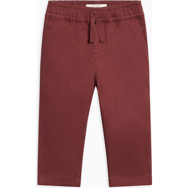 Grover Twill Pant Cranberry