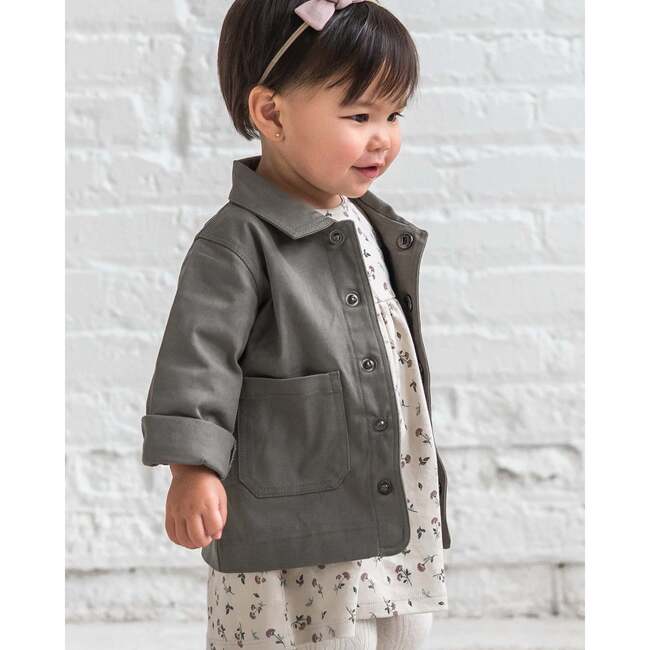 Denver Twill Chore Jacket Olive - Jackets - 4