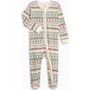Peyton Zipper Sleeper Fairisle - Footie Pajamas - 1 - thumbnail