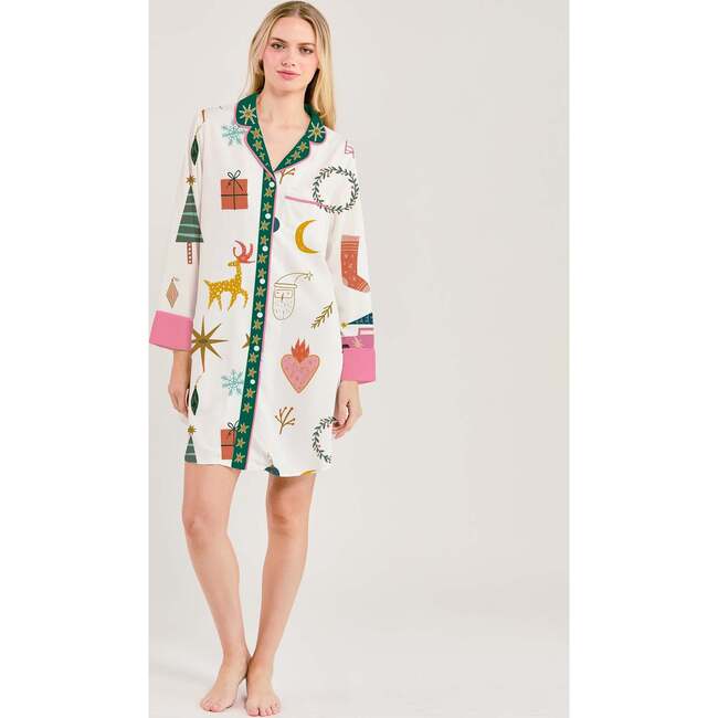 Mod Holiday Sleep Shirt - Pajamas - 1